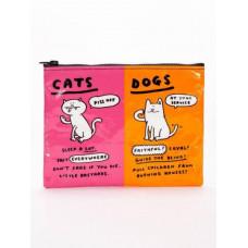 Cats & Dogs Zip Up Pouch
